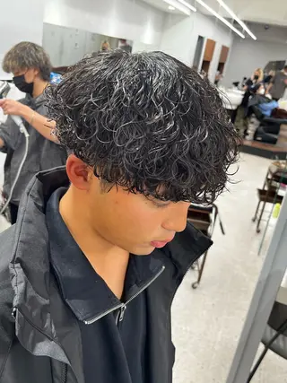 パーマ メンズ 🍐シャドウパーマ メンズ特化/守岡🍐のヘアスタイル