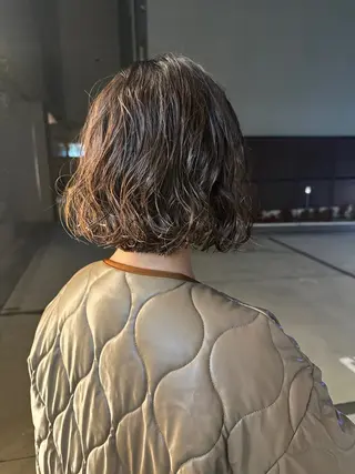 ショート パーマ 似合わせボブ 瑠輝のヘアスタイル