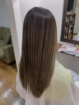 セミロング Albright所属・レイヤーカット/縮 毛矯正/tanakaのヘアスタイル