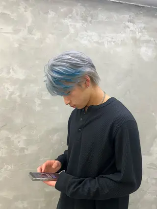 ショート カラー メンズ punel原宿所属・ダメージレスカラー /ひなののヘアスタイル