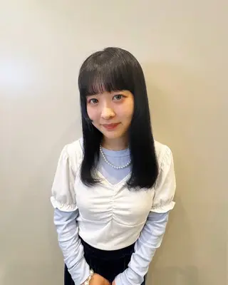 ミディアム カラー 20日ご案内可能 ボブ🪽颯空🎀🪩のヘアスタイル