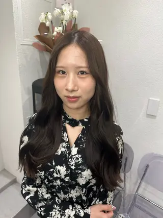 セミロング カラー 🪞個室サロン/韓国 艶髪/keito🪞のヘアスタイル