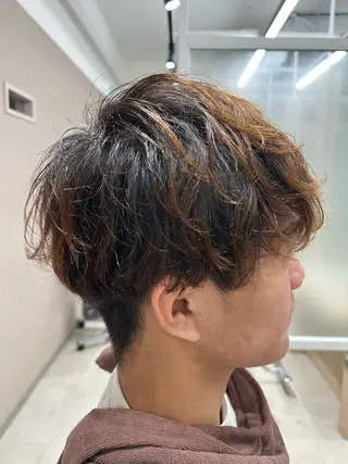 パーマ メンズ 市川透明感カラー &パーマ美容師Kaiのヘアスタイル