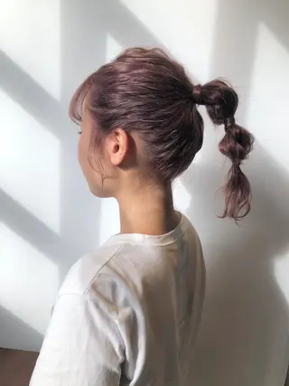 ミディアム カラー 女性リピ90%🍨 🩷佐藤みずきのヘアスタイル