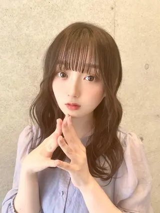 セミロング カラー 完全美髪特化 髪質改善/島　悠輔のヘアスタイル