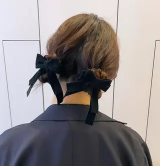 ヘアアレンジ 暖色/オリーブカラー /中村未来🍒🫒のヘアスタイル