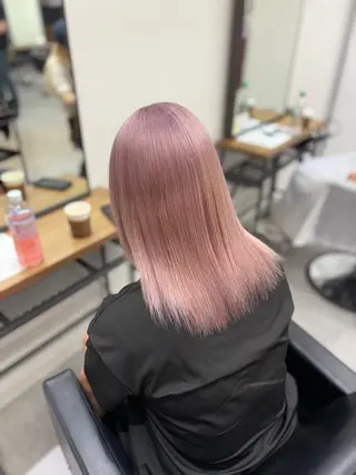 セミロング SAKI🫧NEXT 池袋/韓国風カラー✨のヘアスタイル