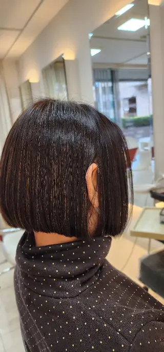 ミディアム カラー hairmake Juinのヘアスタイル