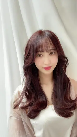 ロング カラー 顔周り特化/韓国ヘア /レイヤー/吉野幸大のヘアスタイル