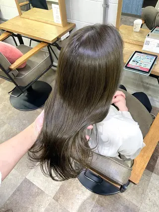 ロング eim hair rink  長津田店所属・🫧透明感カラー 🫧しほのヘアスタイル