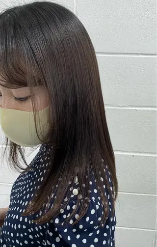 ミディアム カラー レイヤーカット/艶髪 ✨💭KIRARIのヘアスタイル