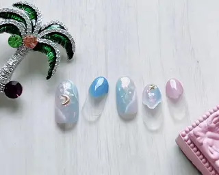 ネイル トップネイリスト Ribbon立川店のネイルデザイン