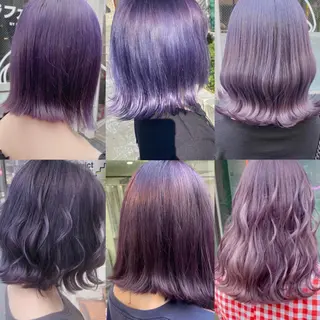 ミディアム カラー ヘアアレンジ 韓国レイヤーカット/ 儚げカラーチナツのヘアスタイル