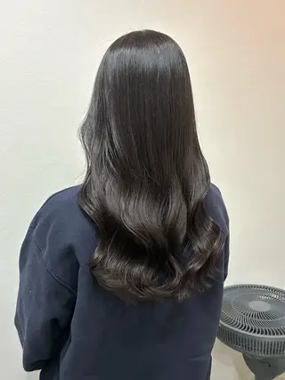 セミロング 柴田真衣 /透明感/ナチュラルのヘアスタイル