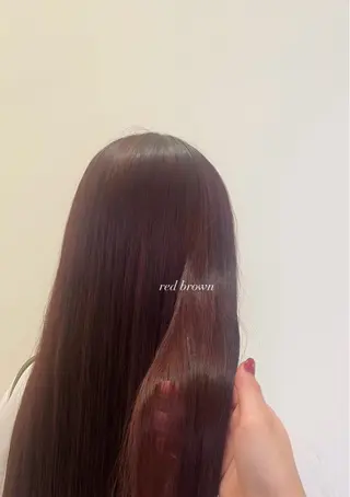 ロング カラー 堀 ゆきみのヘアスタイル