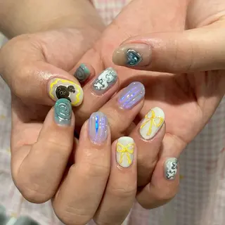 ネイル hinako /個性派ニュアンスのネイルデザイン