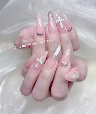 ネイル ラベンダー💖日暮里 ルル💖ネイルのネイルデザイン