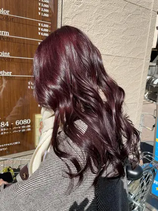 ロング カラー パーマ 海外レイヤー 🇺🇸/ヒナコのヘアスタイル