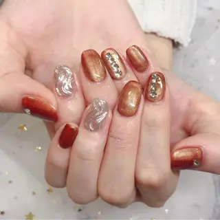 カラー ネイル Q Free nailsのネイルデザイン