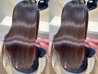 セミロング カラー レイヤー❣️縮毛矯正 川村利幸のヘアスタイル