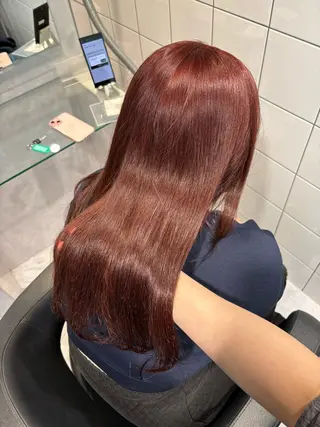 ロング カラー 表参道♡暗髪^ྀི 艶カラー♡アユミのヘアスタイル