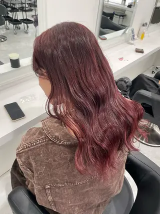 ロング カラー ハイトーン🤍ブロン ド🤍MISAKIのヘアスタイル