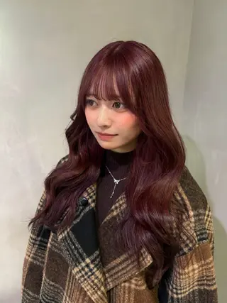 ロング Ameri所属・suzuha ⚜️🖤のヘアスタイル