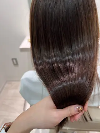 セミロング カラー 暗髪/艶髪/Ono .のヘアスタイル