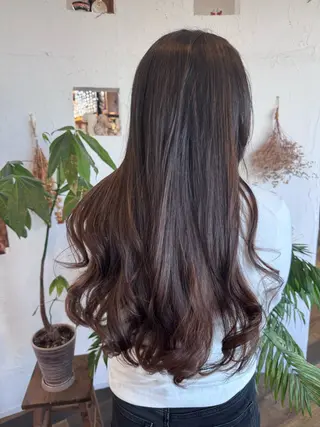 ロング カラー 🌸小掛🌸 豊橋外国人風カラーのヘアスタイル