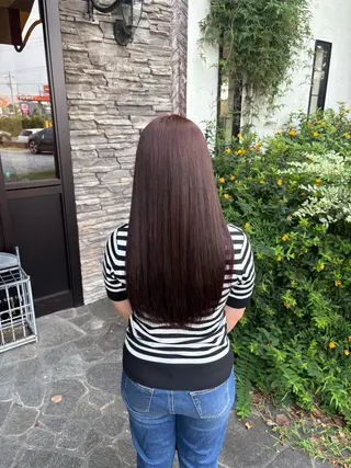 ロング 山田 芽愛のヘアスタイル