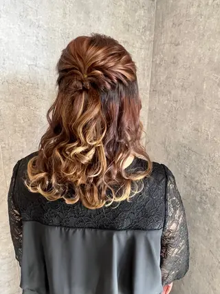 セミロング hair garden root所属・比企 萌々華のヘアスタイル