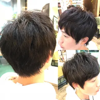 ショート メンズ 赤羽、髪質改善サロン 吉野リョウスケのヘアスタイル