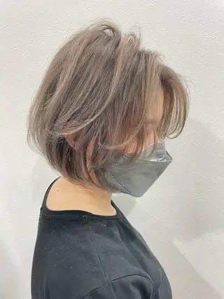 ショート ヘアアレンジ 京都レイヤーカット/ 縮毛矯正/羽柴りくのヘアスタイル