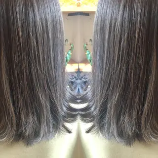 ミディアム カラー レイヤー/大人メンズ パーマ🌀 平島拓也のヘアスタイル