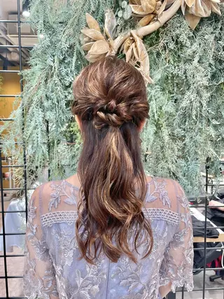 ロング カラー ヘアアレンジ 韓国マツエク/まつパ 🎀misaki🎀のマツエク・マツパデザイン