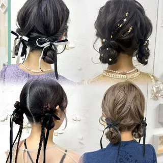 ヘアアレンジ ヘアセット/六本木 Tomomiのヘアスタイル