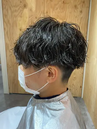 パーマ メンズ メンズブリーチカラー /パーマ ごーた立川のヘアスタイル