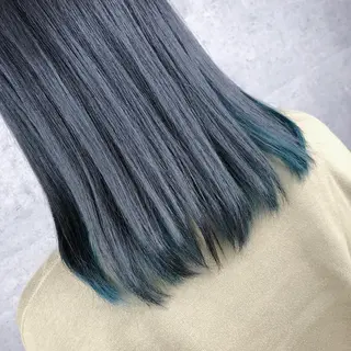 ミディアム カラー _WHITE 天王寺のヘアスタイル