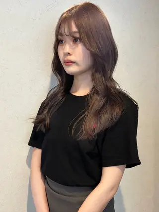 ロング 野尻 暖のヘアスタイル