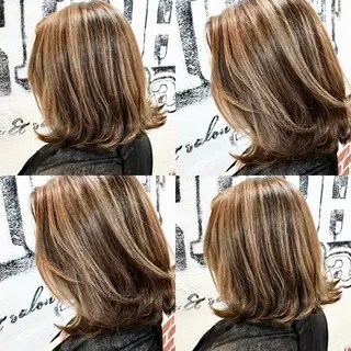 ミディアム 艶カラー YOSHIMURAのヘアスタイル