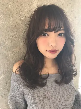 ロング ヘアアレンジ Glimpse中津店 髪質改善/マツエクのヘアスタイル