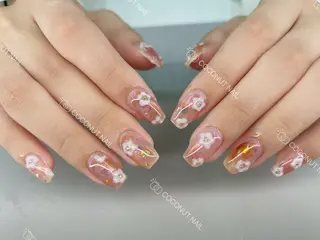 ネイル 神田 ココナッツのネイルデザイン