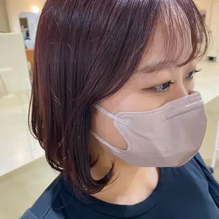 ミディアム I nagiのヘアスタイル