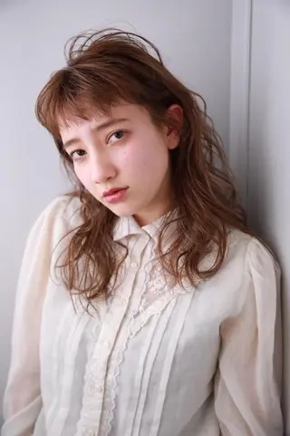 ショート カラー パーマ 山下 直人のヘアスタイル