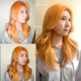 ロング カラー 🦮shiori アイドルオタク🦮のヘアスタイル