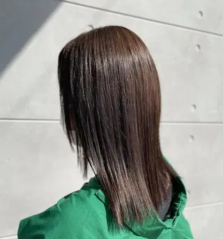 ミディアム カラー パーマ ヘアアレンジ メンズ キッズ マツエク・マツパ sara 荒井店のヘアスタイル