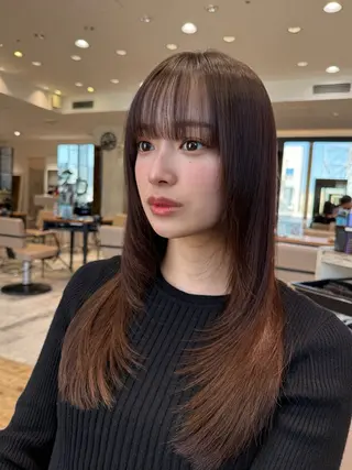 ロング カラー 必ず似合わせます/ レイヤー/石戸谷海斗のヘアスタイル