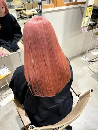 セミロング カラー 絶対かわいい保証💖 ひいなのヘアスタイル