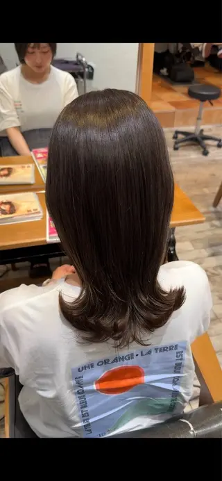 ミディアム ‪広瀬快斗／ツヤ髪 /似合わせカラー🌱のヘアスタイル