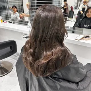 セミロング カラー ♡上品韓国髪♡ブラ ウン/SAYATOのヘアスタイル